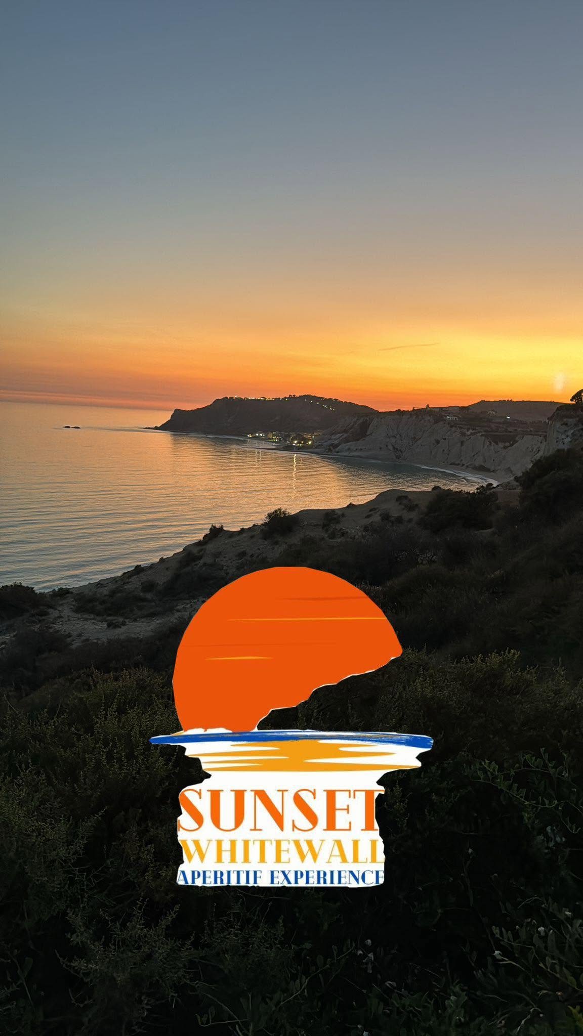 Sunset White Wall